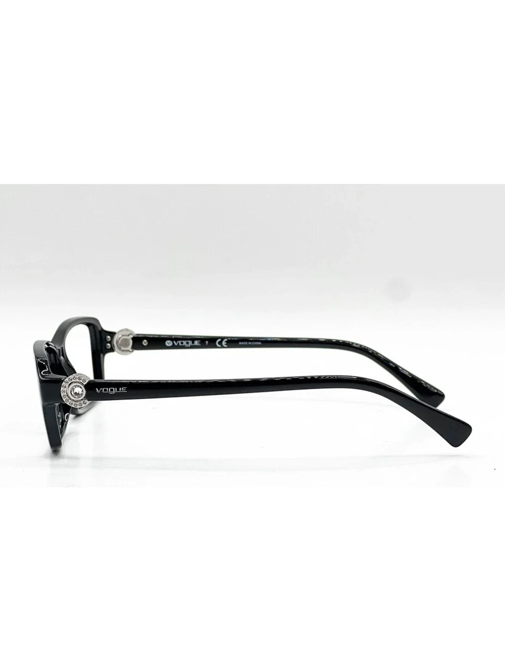 Vogue VO 5001-B W44 Black Rectangle Authentic Eyeglass Frames 52-16